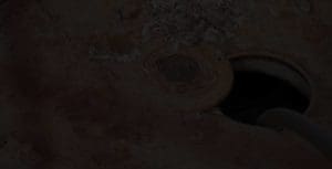 View of the septic tank cleaning system
