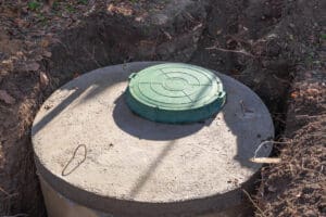 Septic Tank dug up