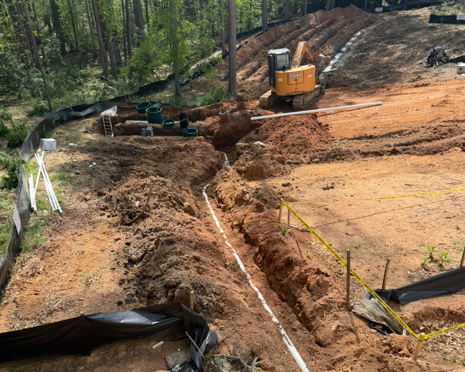 Septic-system-being-built-and-buried Septic system being built and buried